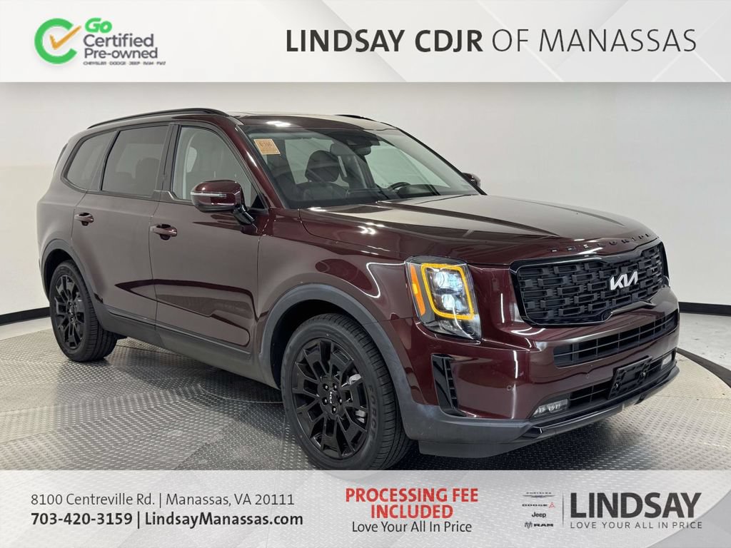 Used 2022 Kia Telluride SX w/ Nightfall Edition Package AWD/4WD image 1