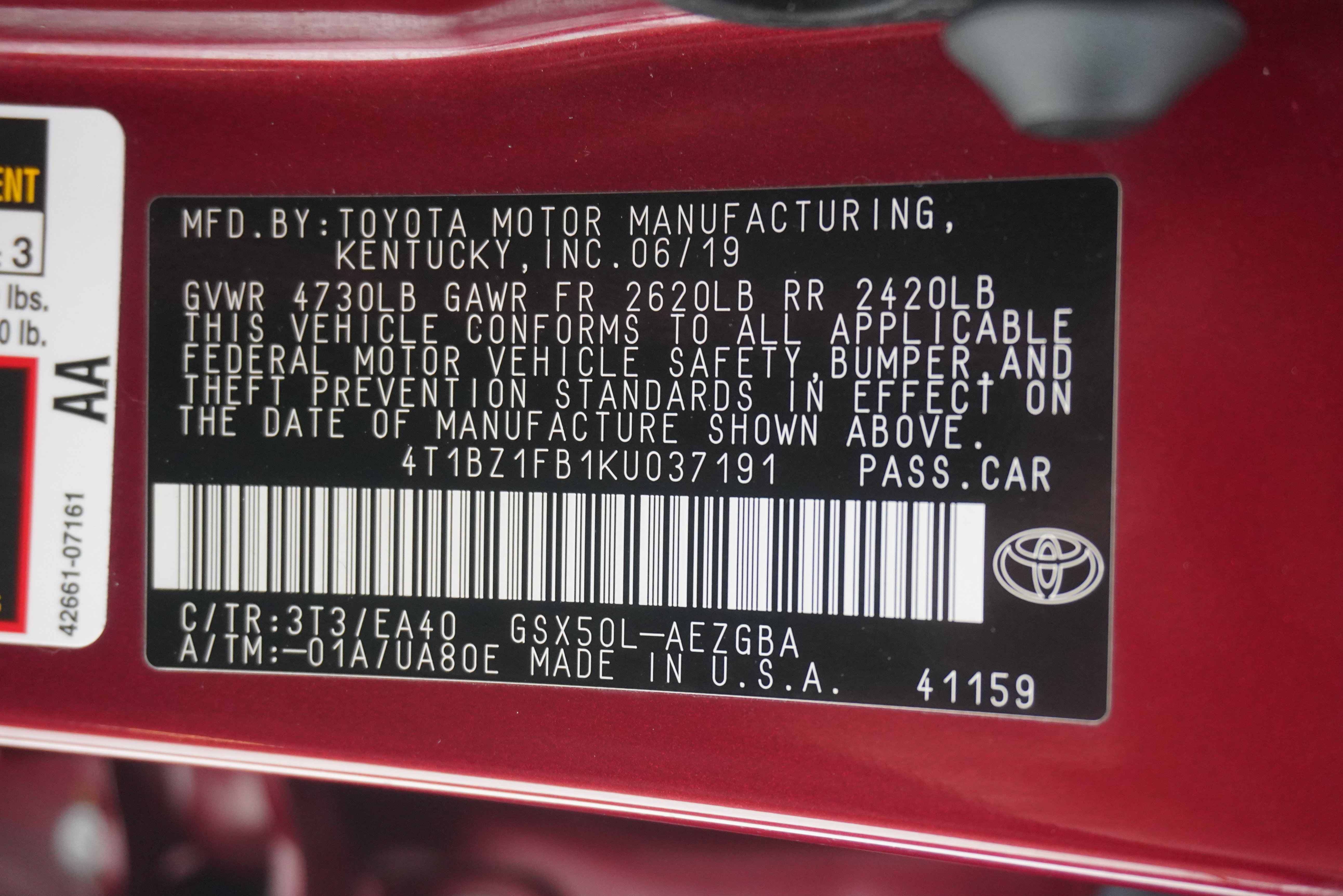 Used 2019 Toyota Avalon XLE w/ Moonroof Package FWD image 31