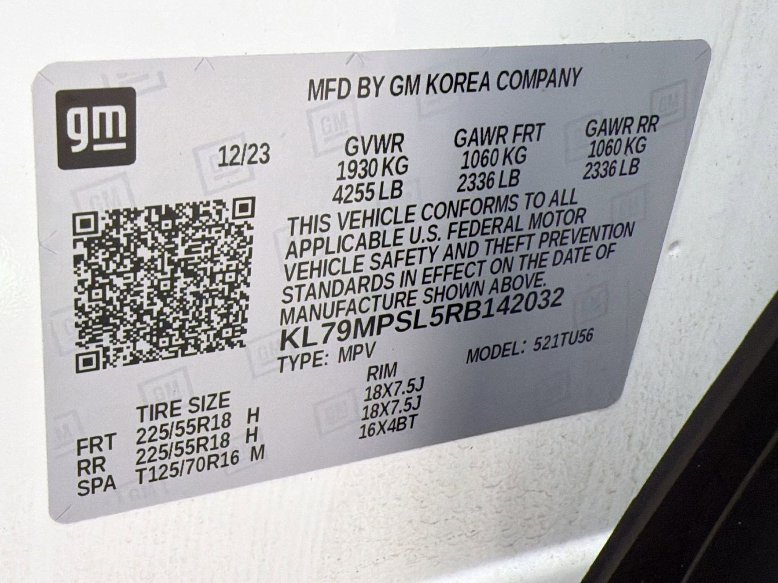 Certified 2024 Chevrolet TrailBlazer LT w/ Driver Confidence Package FWD image 19