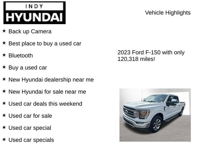 Used 2023 Ford F150 Lariat w/ Max Trailer Tow Package AWD/4WD image 8