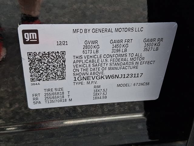 Certified 2022 Chevrolet Traverse LT AWD/4WD image 27