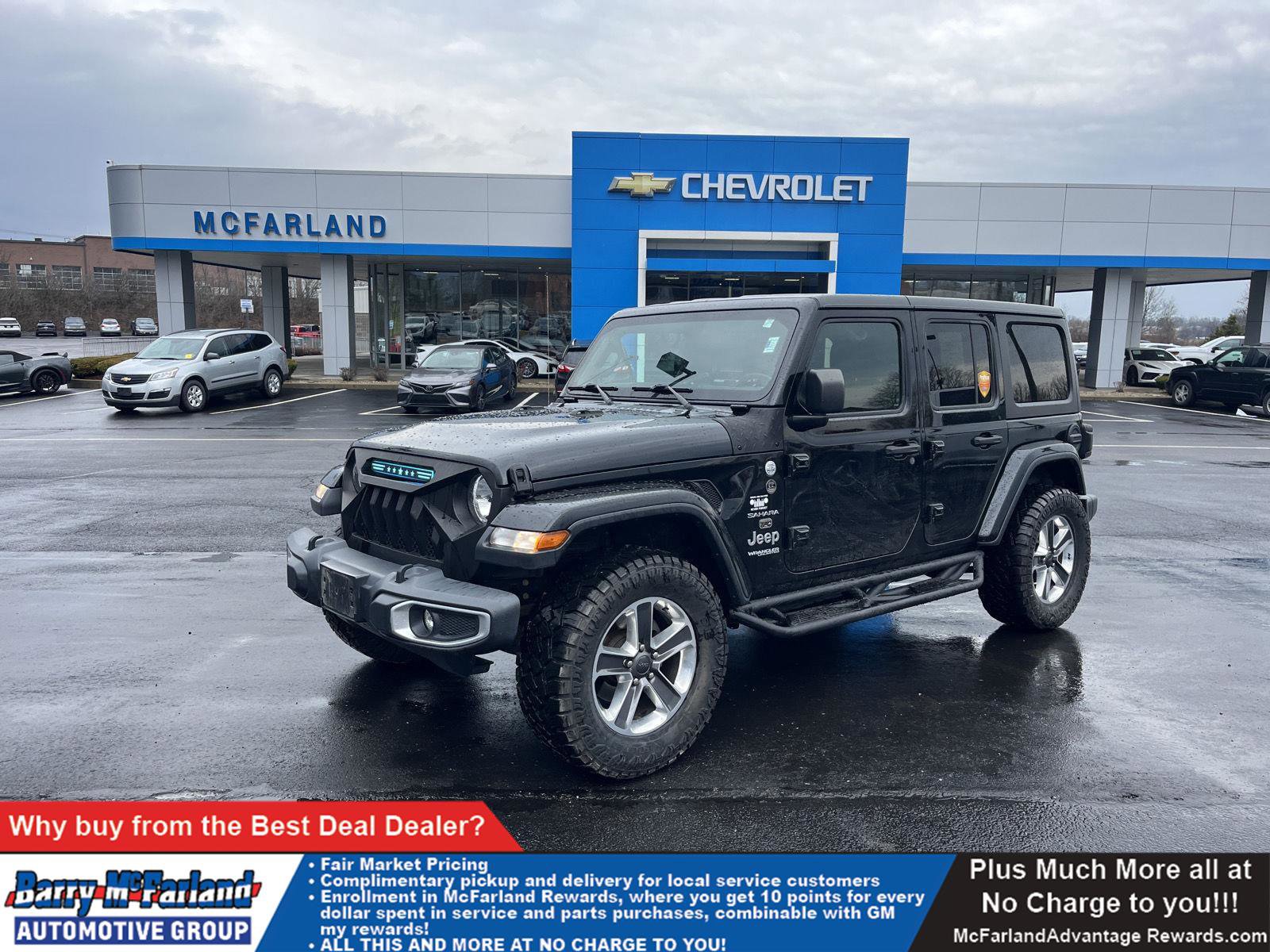 Used 2019 Jeep Wrangler Unlimited Sahara w/ Safety Group image 1