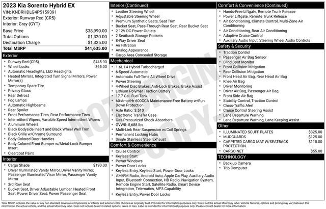 Certified 2023 Kia Sorento EX image 36