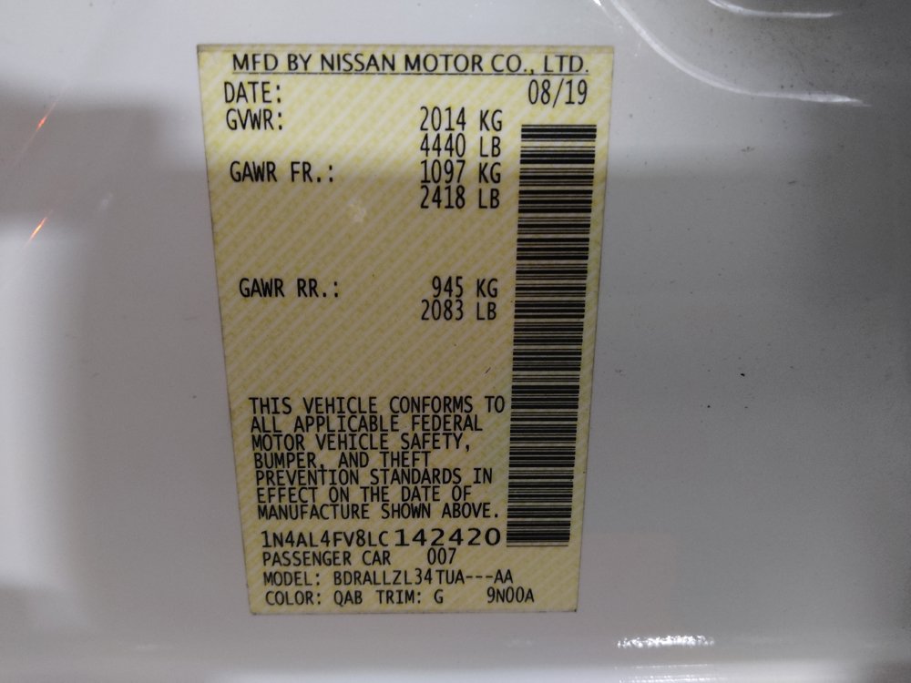 Used 2020 Nissan Altima 2.0 Platinum FWD image 33