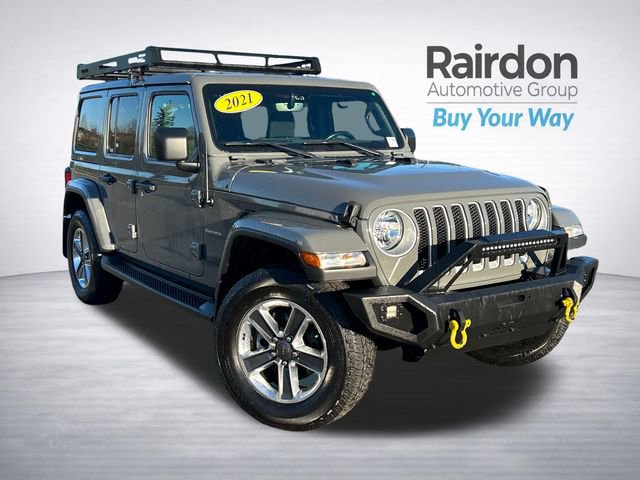 Used 2021 Jeep Wrangler Unlimited Sahara w/ Uconnect 4C Nav & Sound Group 360° Tour