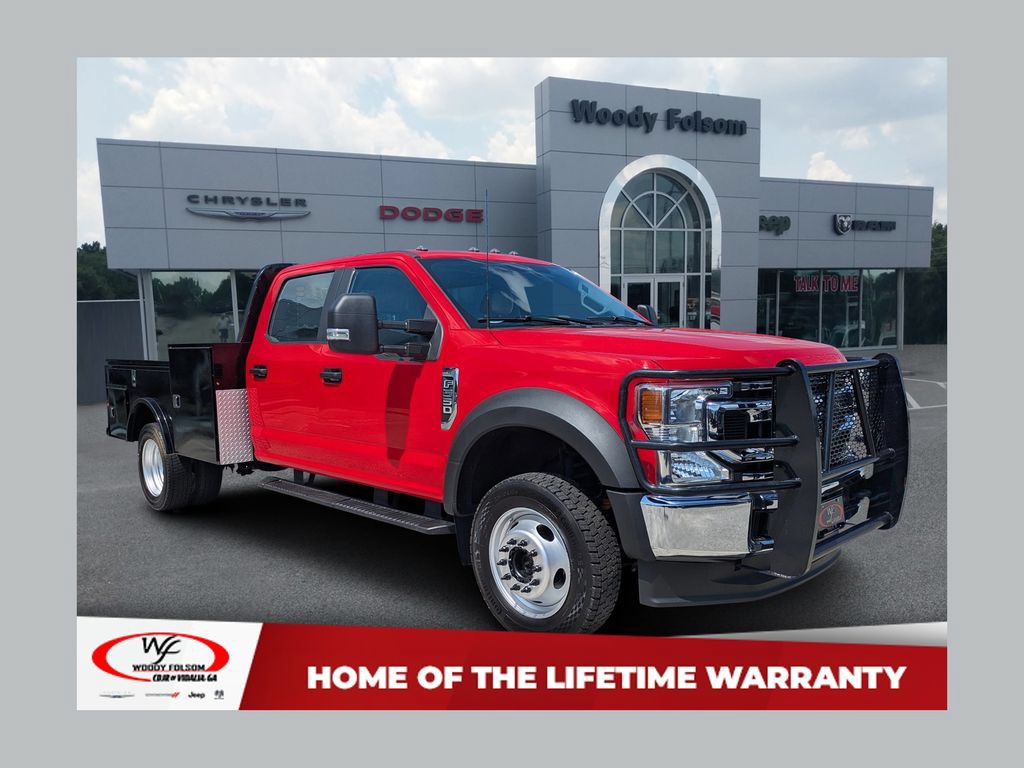 Used 2022 Ford F550 4x4 Crew Cab Super Duty w/ Power Equipment Group video 1