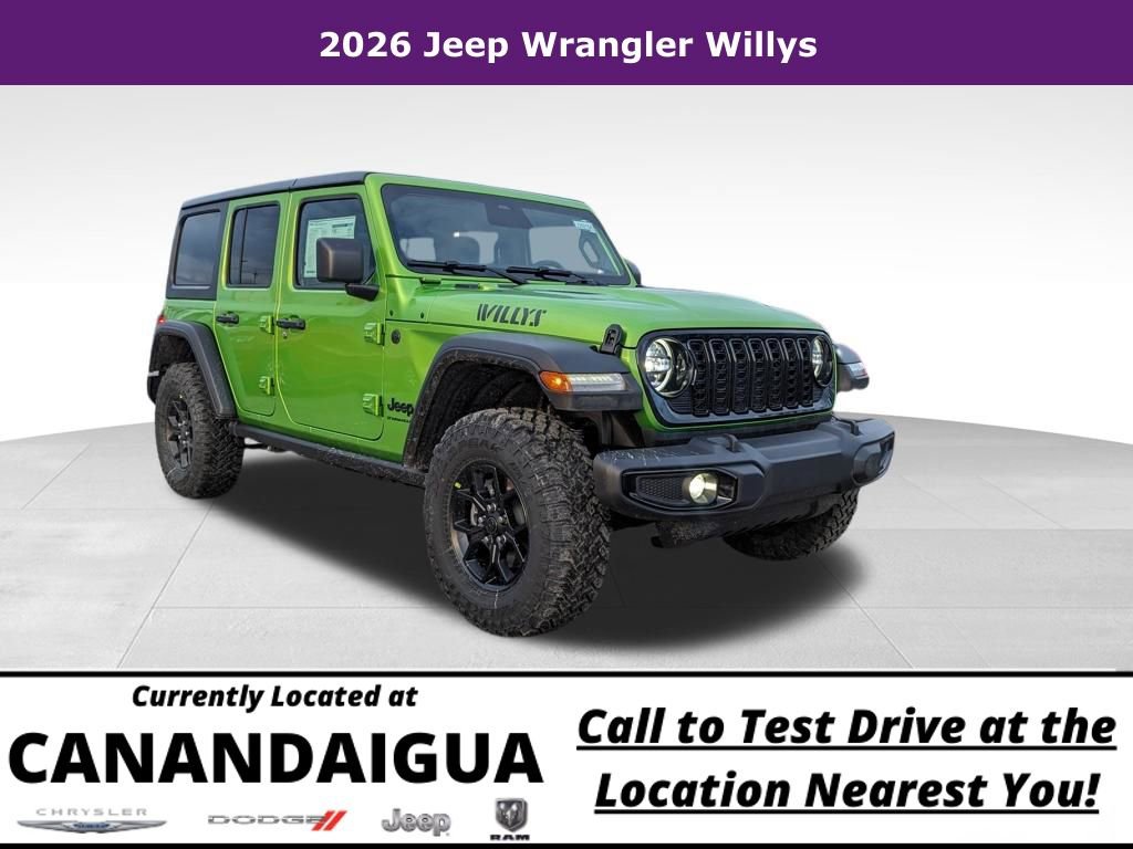 New 2026 Jeep Wrangler Unlimited Sport