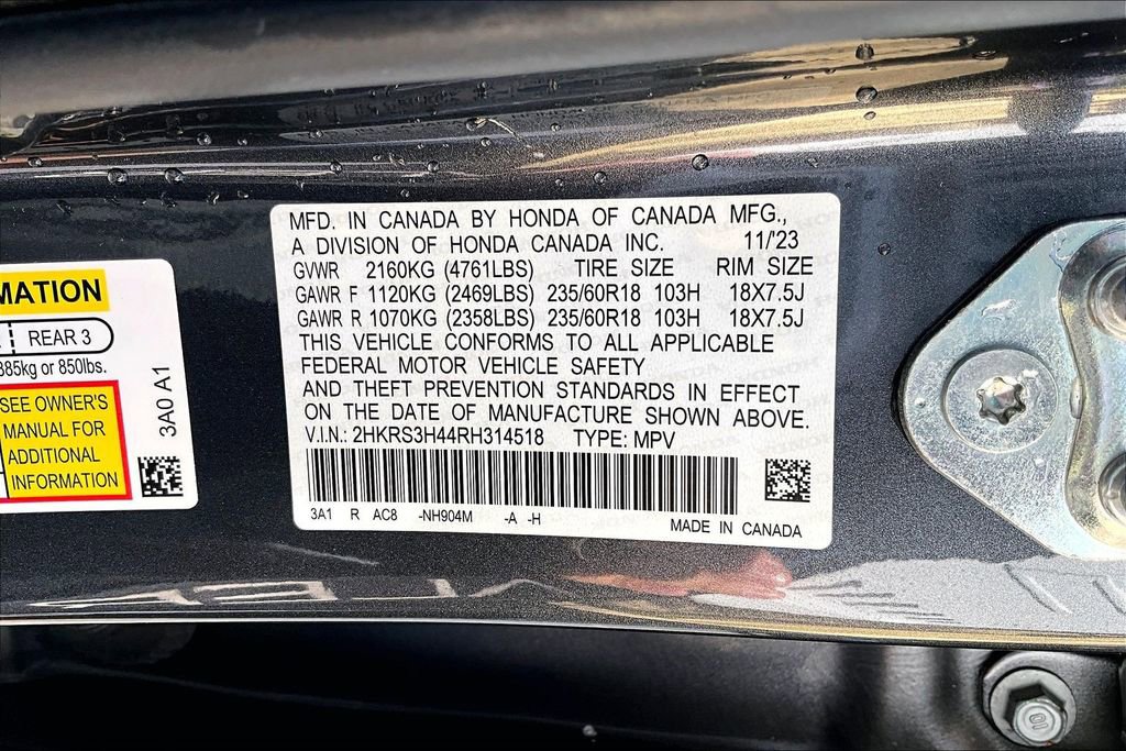 Certified 2024 Honda CR-V EX image 16