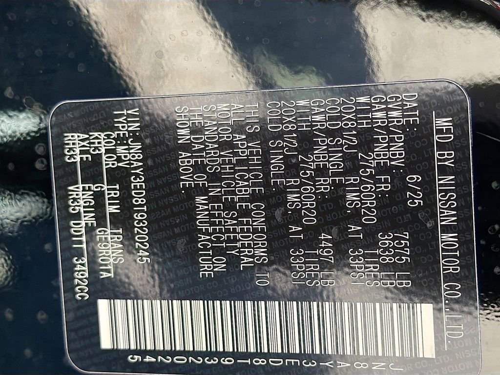 New 2026 Nissan Armada Platinum w/ Convenience Package image 36