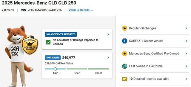 Certified 2025 Mercedes-Benz GLB 250 image 3