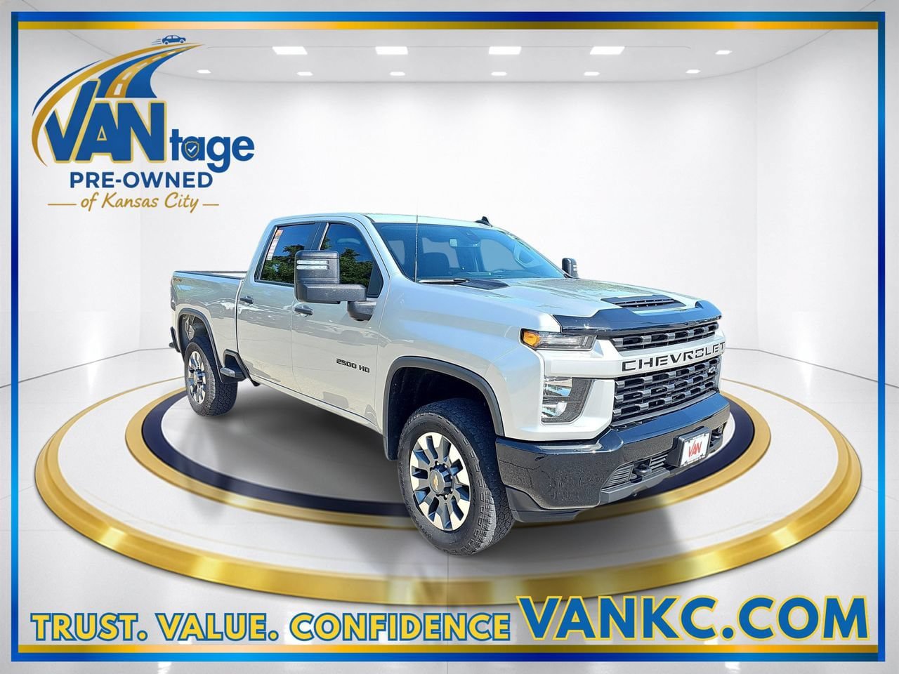 Certified 2023 Chevrolet Silverado 2500 Custom w/ Custom Value Package AWD/4WD image 3