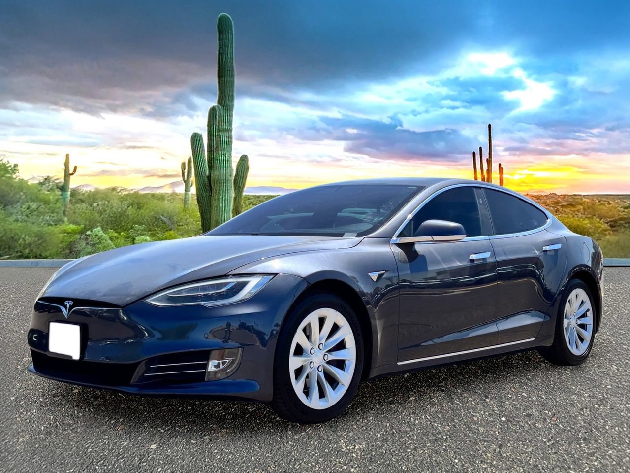 Used 2018 Tesla Model S 75D AWD/4WD image 2