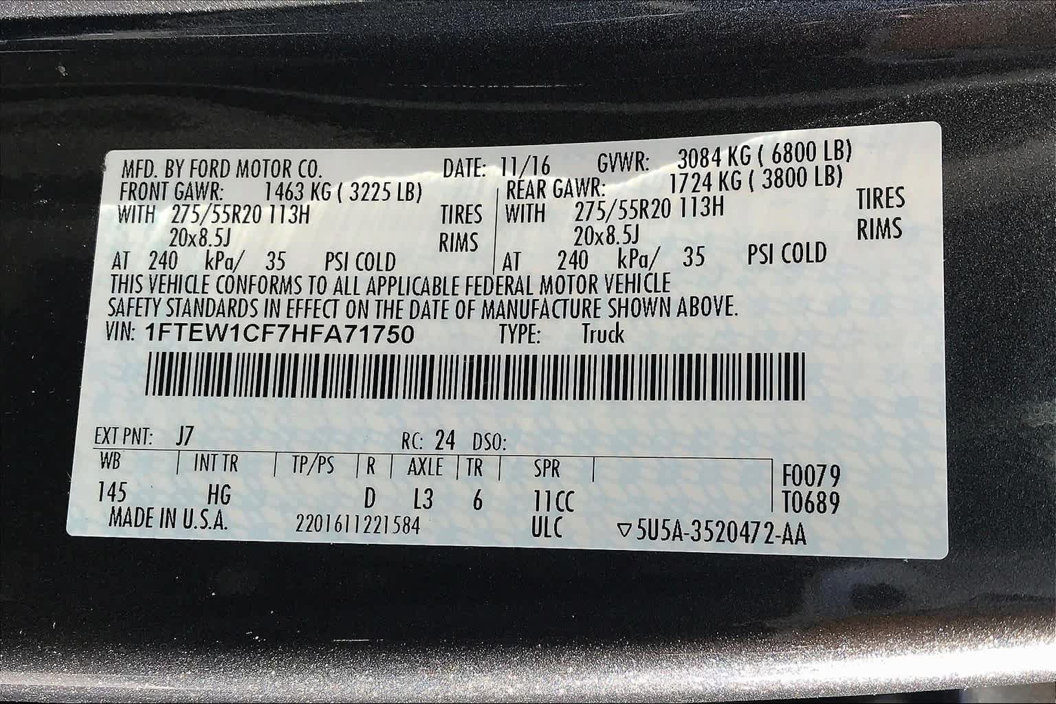 Used 2017 Ford F150 Lariat RWD image 34
