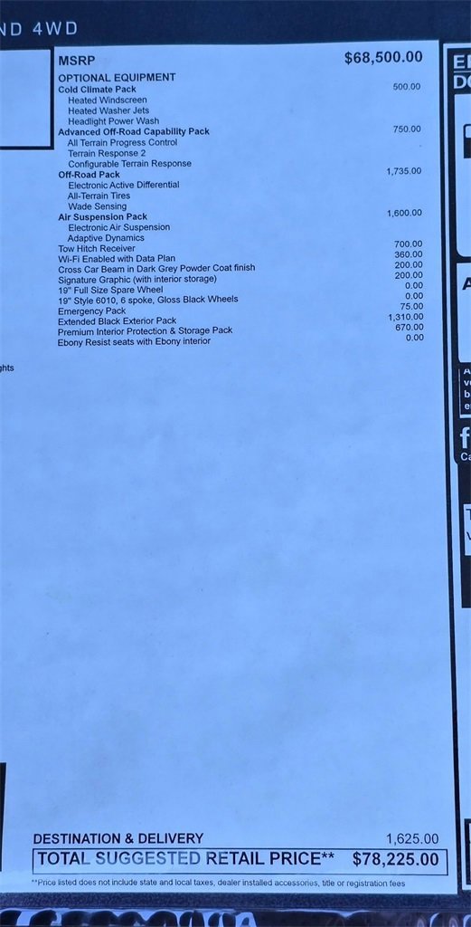New 2025 Land Rover Defender 90 X-Dynamic SE image 29