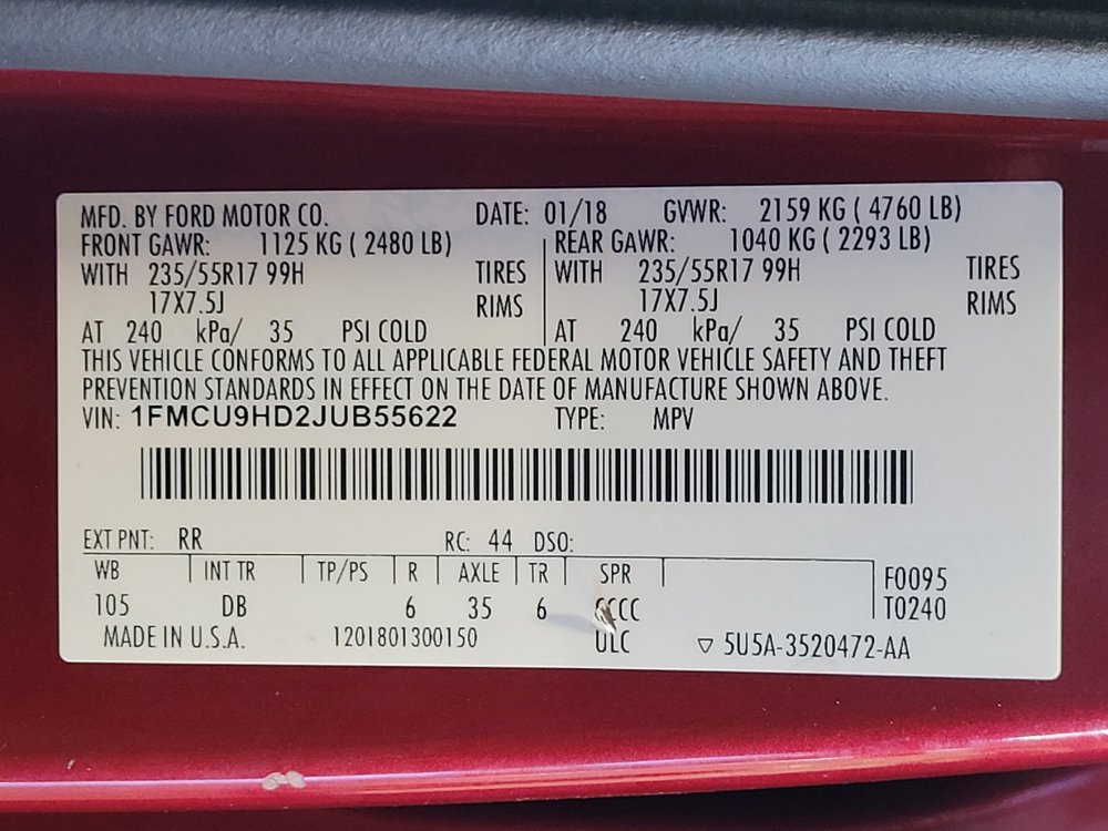 Used 2018 Ford Escape SEL AWD/4WD image 33
