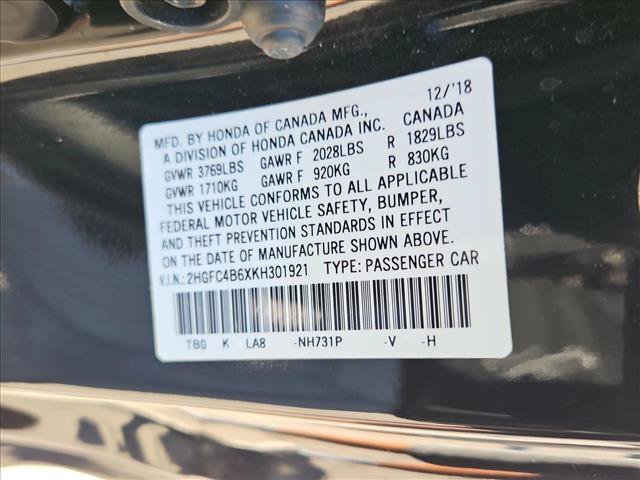 Used 2019 Honda Civic LX image 22