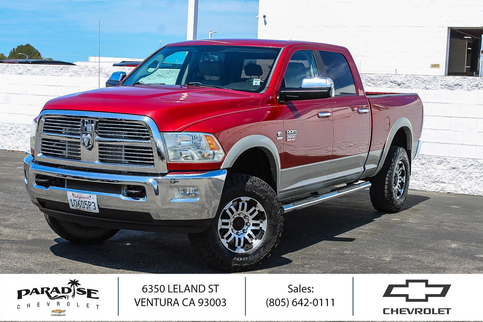Used 2010 Dodge Ram 2500 Truck Laramie w/ Protection Group AWD/4WD image 1