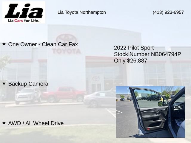 Used 2022 Honda Pilot Sport image 7