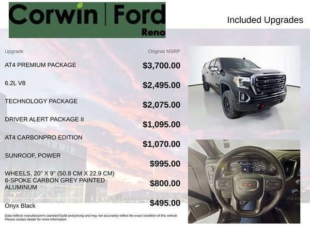Used 2021 GMC Sierra 1500 AT4 w/ AT4 Premium Package AWD/4WD image 3