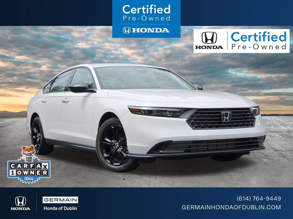 Certified 2025 Honda Accord SE