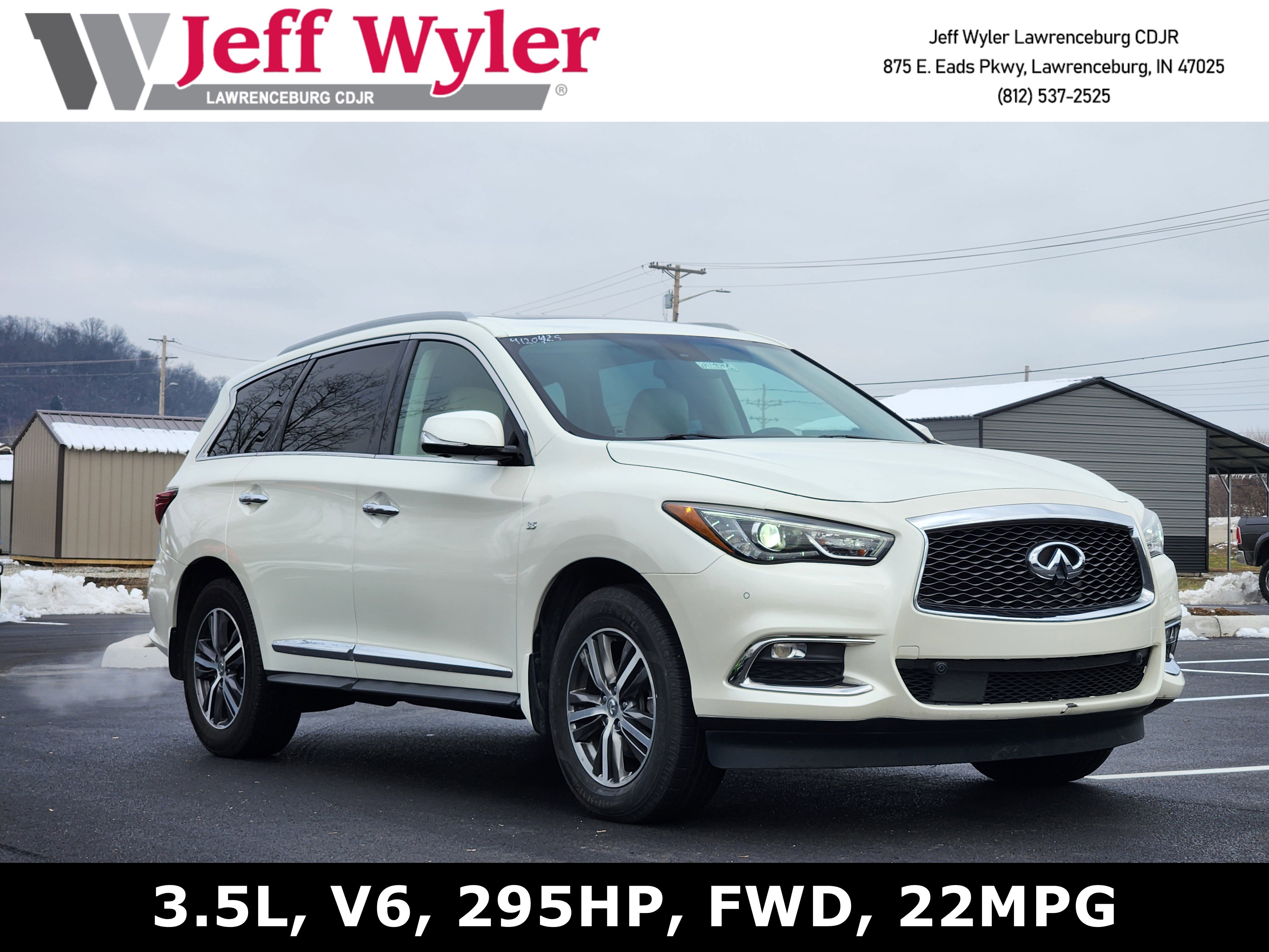 Used 2017 INFINITI QX60 AWD w/ Premium Plus Package