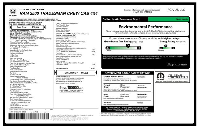 Used 2024 RAM 2500 Tradesman AWD/4WD image 3