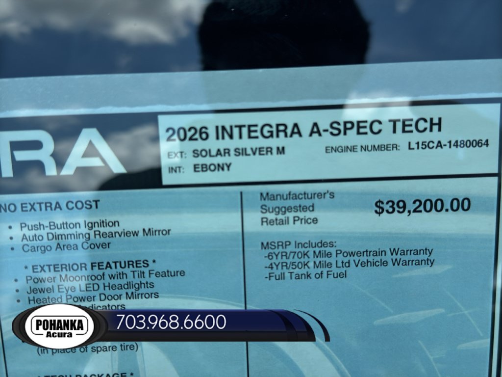 New 2026 Acura Integra A-Spec w/ Technology Package FWD image 34