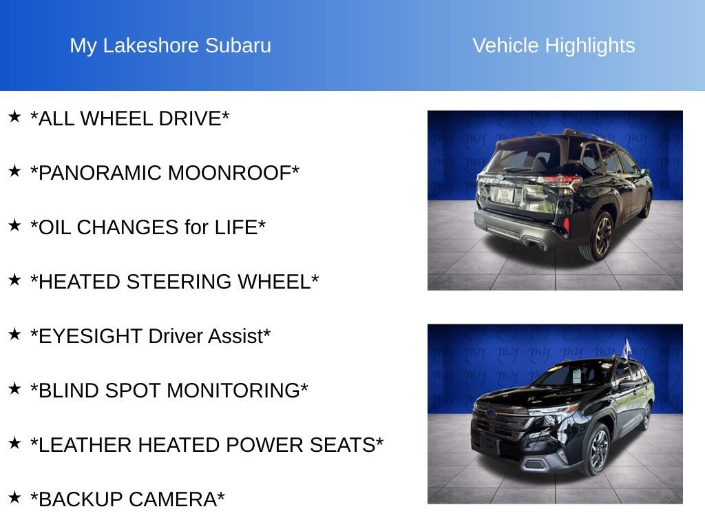 Certified 2025 Subaru Forester Limited w/ Popular Package AWD/4WD image 6