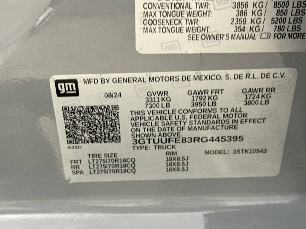 Used 2024 GMC Sierra 1500 AT4X AWD/4WD image 34