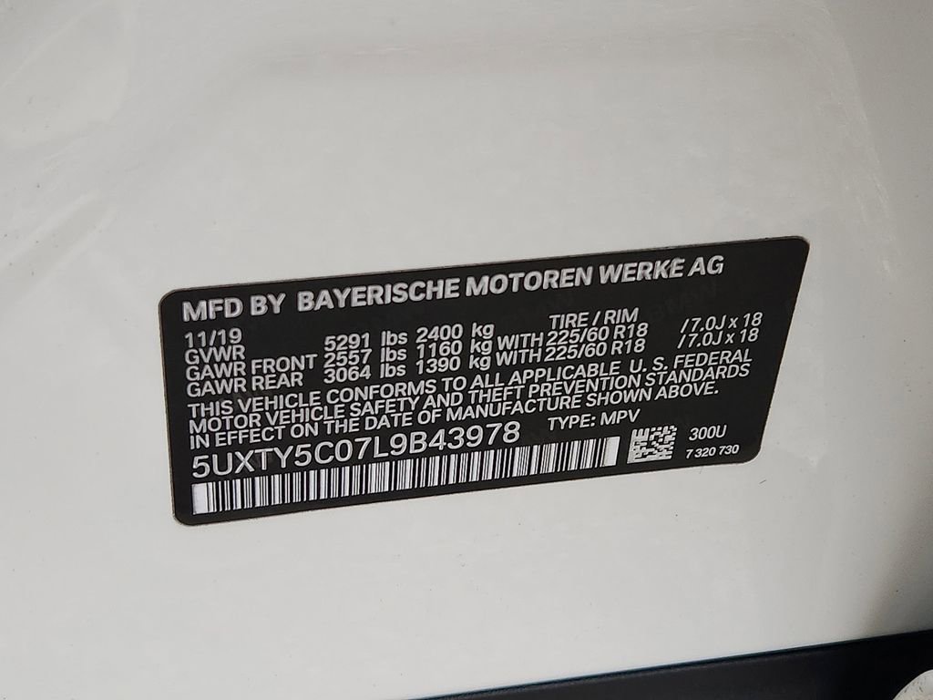 Used 2020 BMW X3 xDrive30i w/ Convenience Package image 15