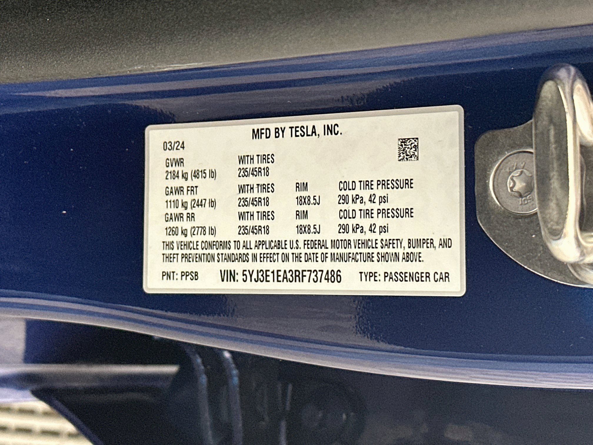 Used 2024 Tesla Model 3 RWD image 12