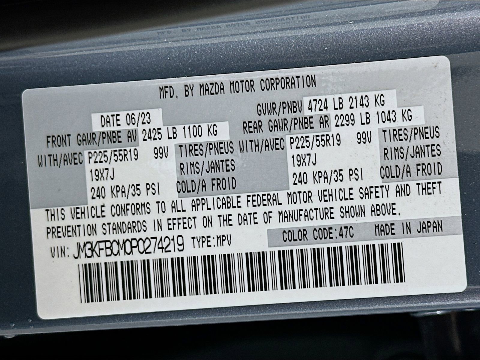 Certified 2023 MAZDA CX-5 Carbon Edition AWD/4WD image 34