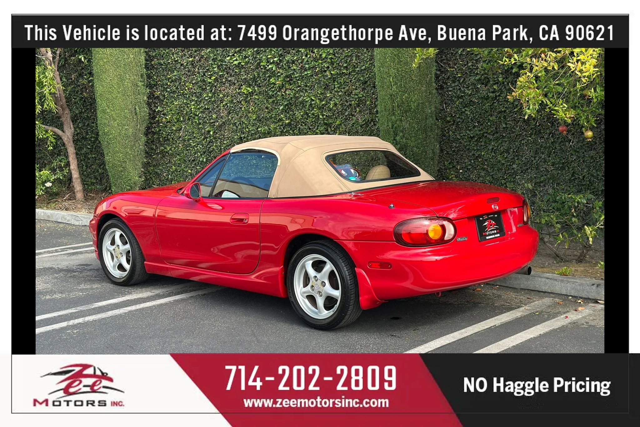 Used 2000 MAZDA MX-5 Miata RWD image 8