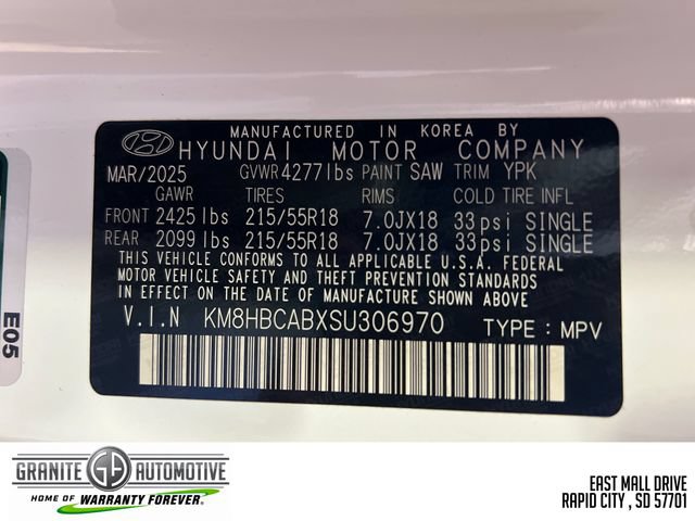 Used 2025 Hyundai Kona SEL AWD/4WD image 13