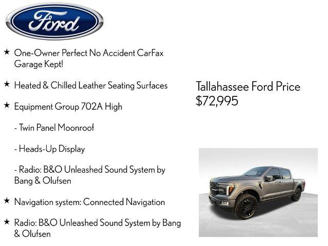 Certified 2025 Ford F150 Platinum w/ Equipment Group 702A High image 4