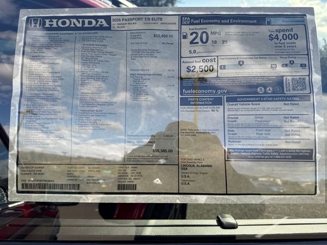 New 2026 Honda Passport TrailSport Elite image 30