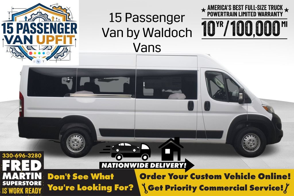 New 2026 RAM ProMaster 3500 w/ Convenience Group FWD 360° Tour