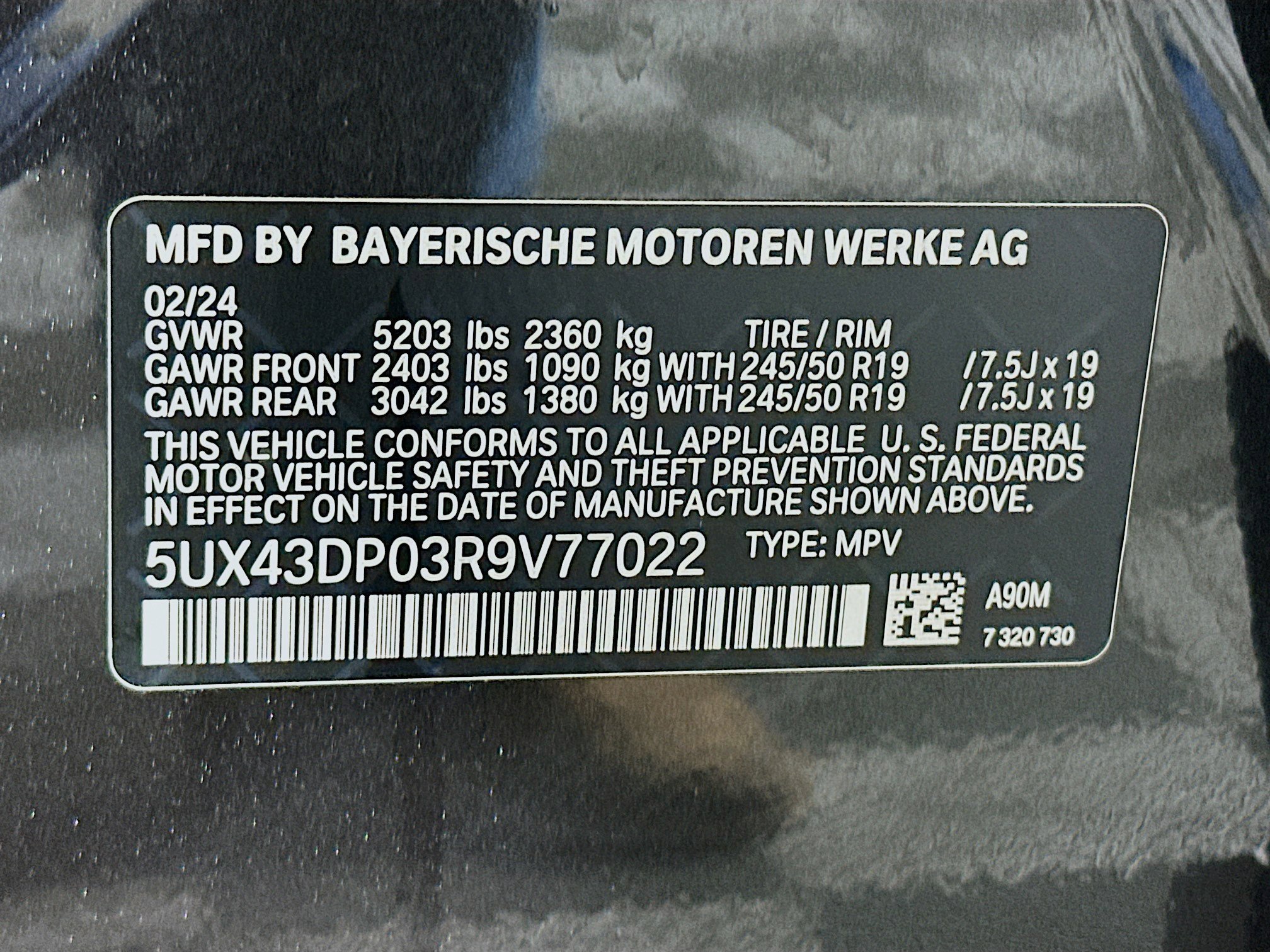 Used 2024 BMW X3 sDrive30i image 12