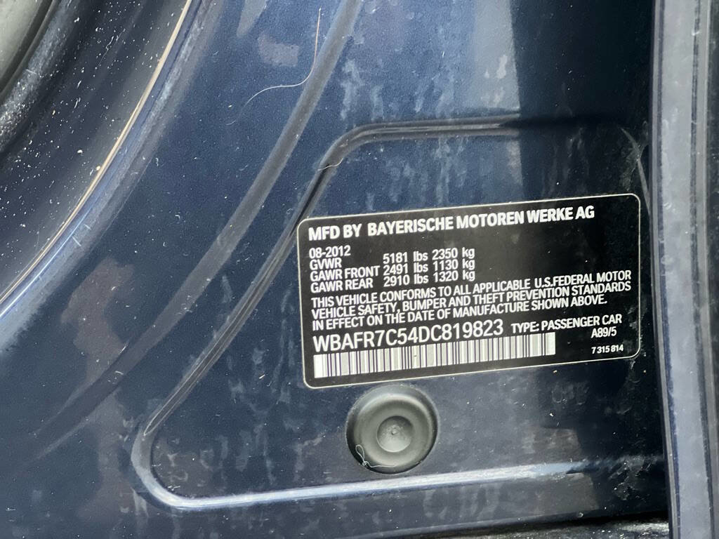 Used 2013 BMW 535i Sedan w/ Technology Pkg image 20