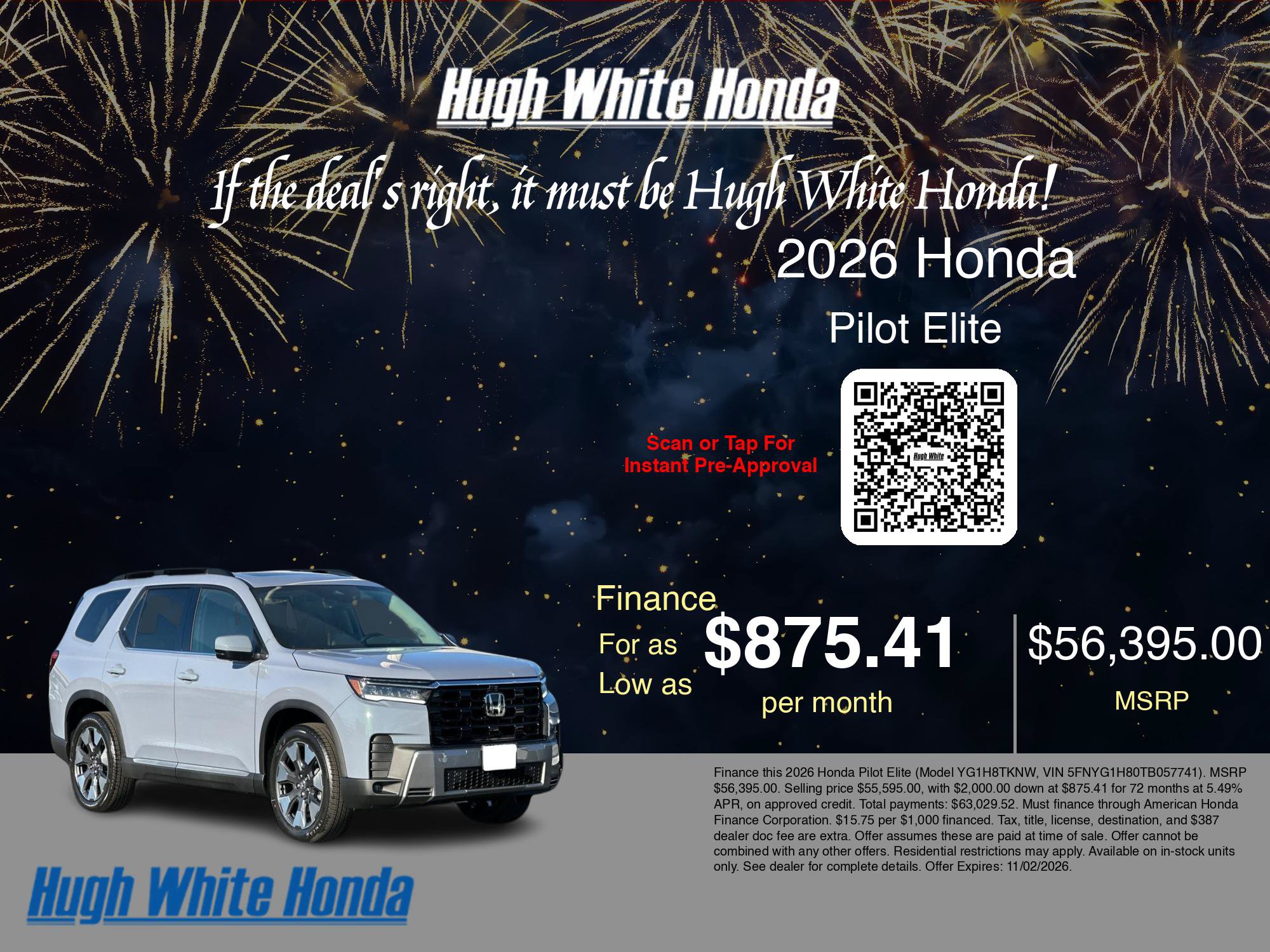 New 2026 Honda Pilot Elite image 27