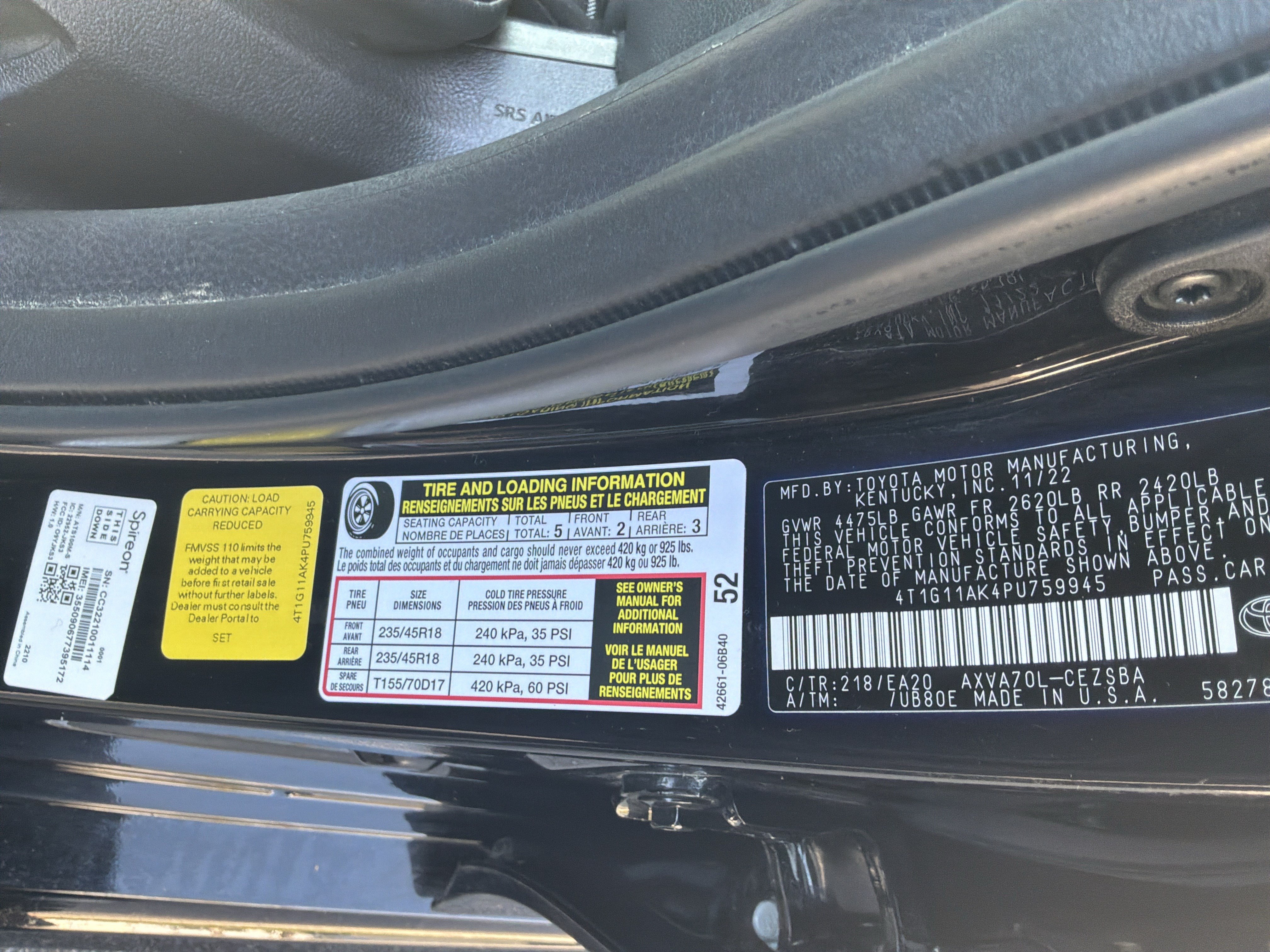 Used 2023 Toyota Camry SE FWD image 34