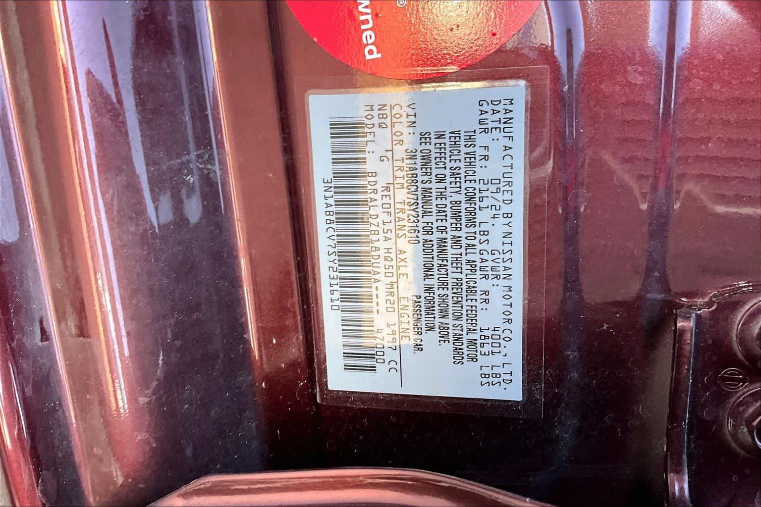 Used 2025 Nissan Sentra SV w/ All-Weather Package FWD image 22