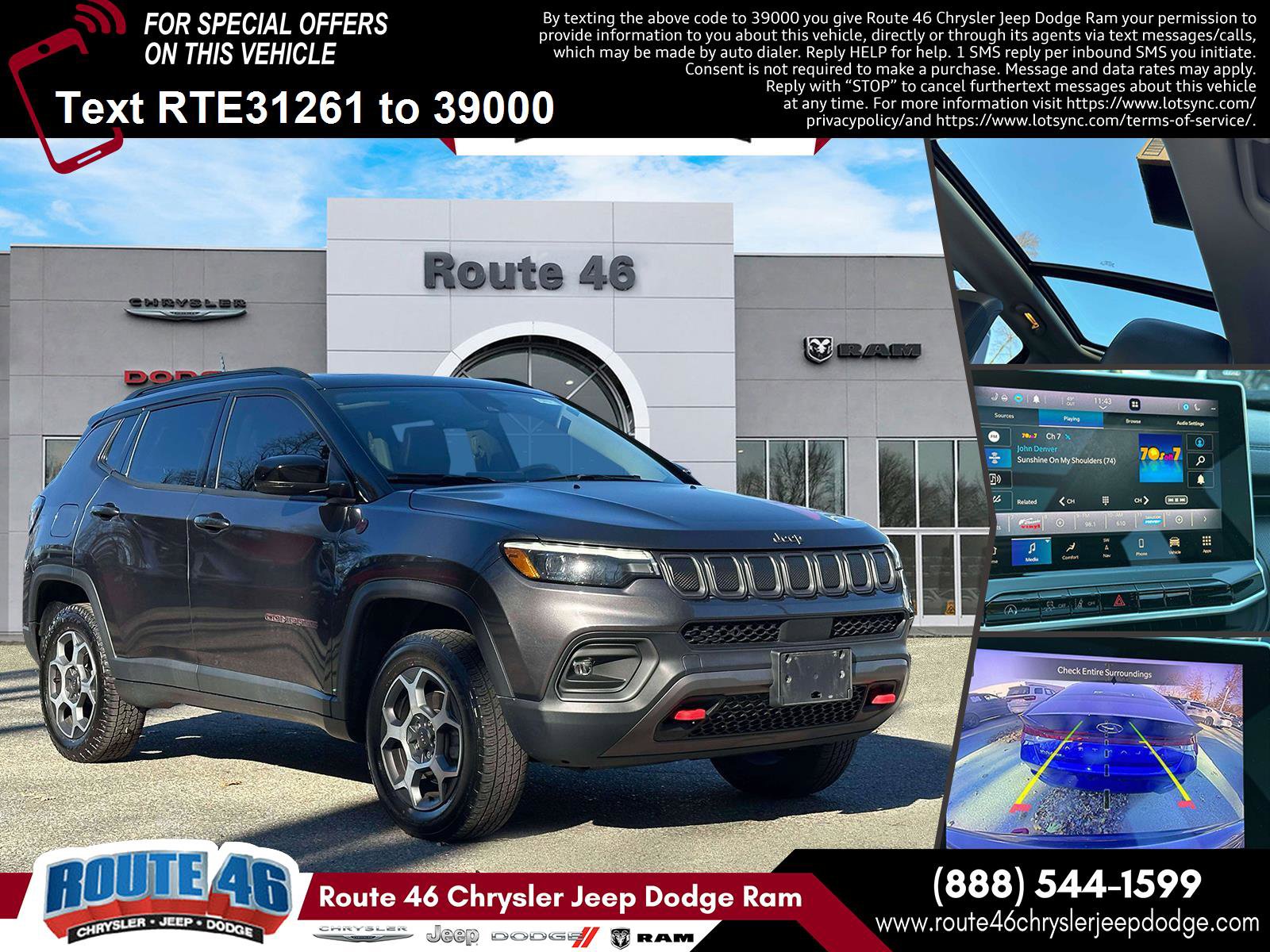 Used 2022 Jeep Compass Trailhawk w/ Trailhawk Elite Group image 1