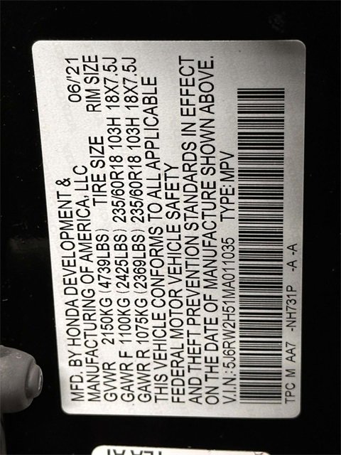 Certified 2021 Honda CR-V EX image 31