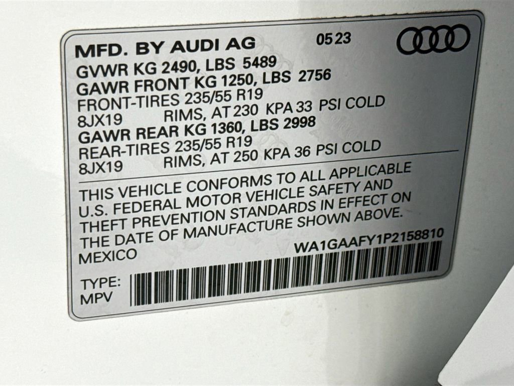 Certified 2023 Audi Q5 2.0T Premium w/ Convenience Package AWD/4WD image 33