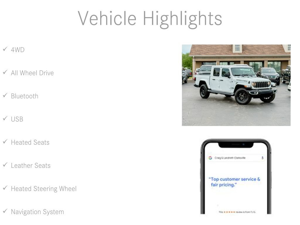 Used 2025 Jeep Gladiator Sport AWD/4WD image 6