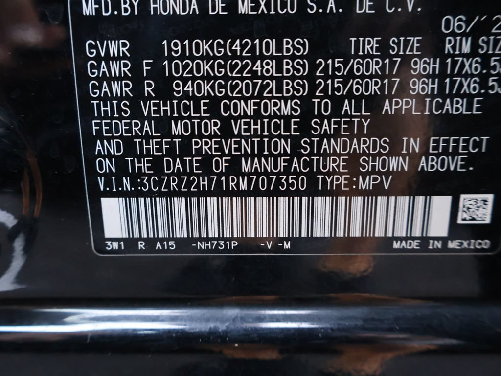 Certified 2024 Honda HR-V EX-L image 34