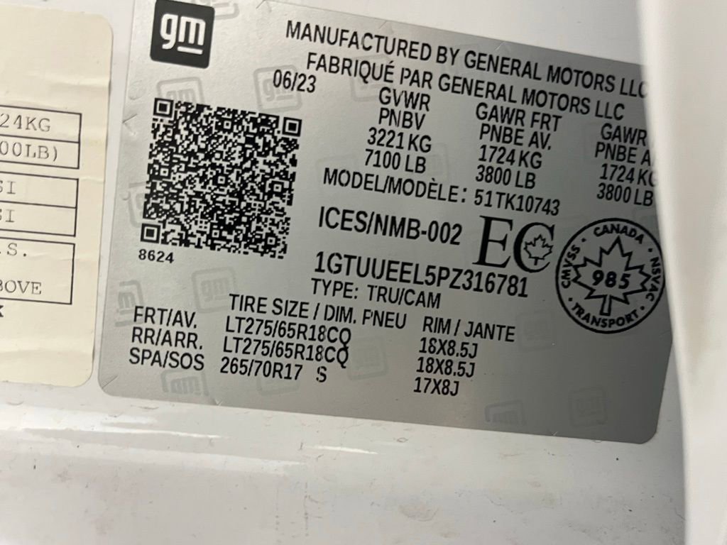 Used 2023 GMC Sierra 1500 AT4 w/ AT4 Preferred Package image 36