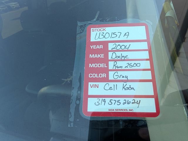 Used 2004 Dodge Ram 2500 Truck SLT w/ Off-Road Group image 34