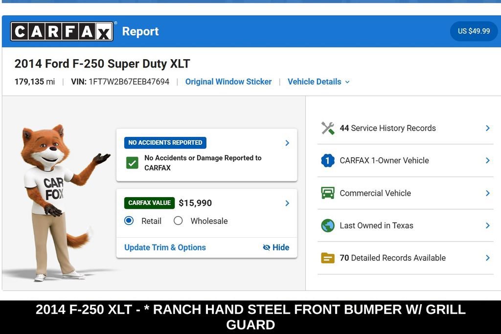 Used 2014 Ford F250 XLT w/ XLT Value Package AWD/4WD image 9